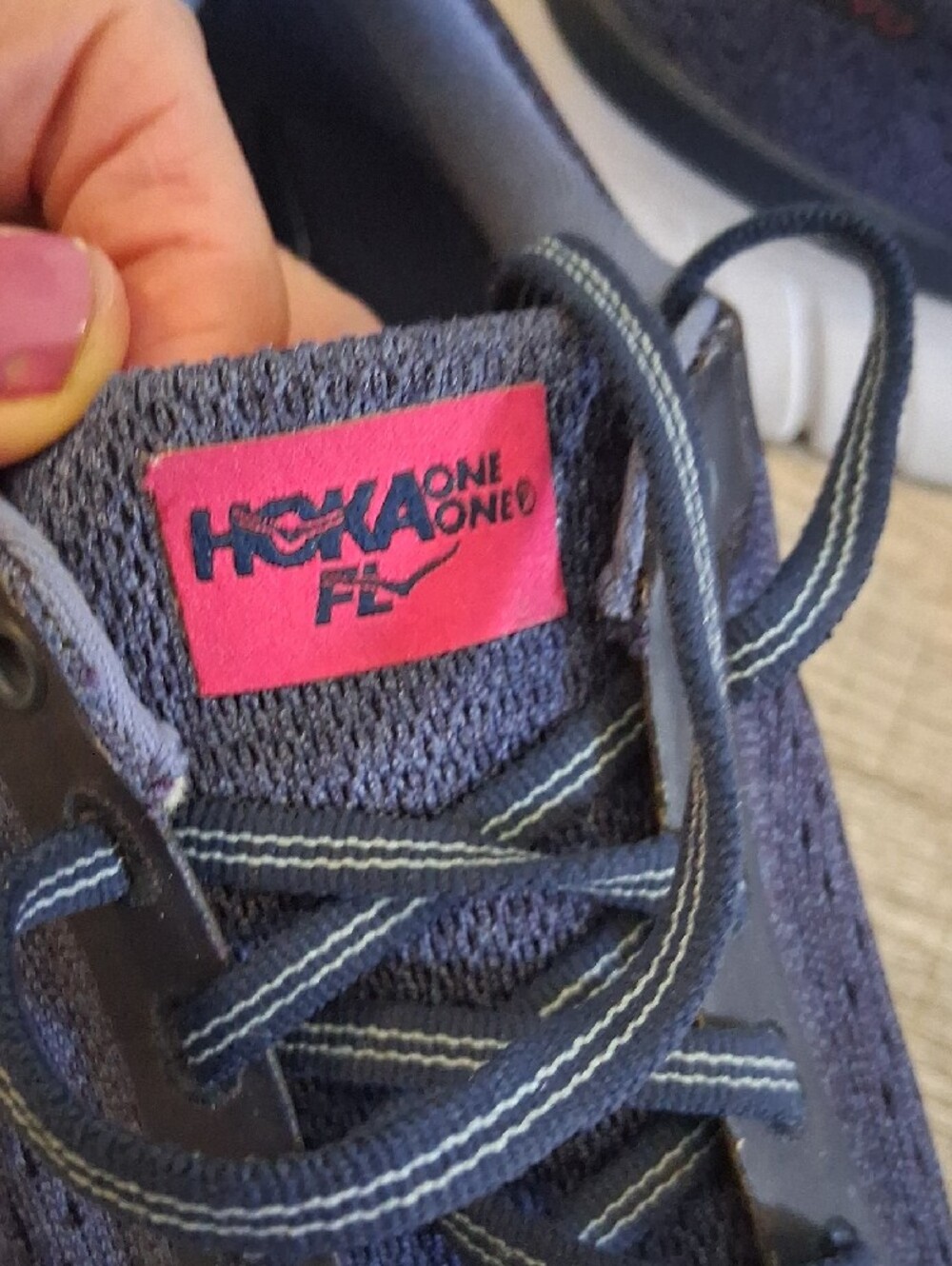 Hoka One One Cavu Womens Size 7 Sneakers blue/pink - Picture 4 of 13
